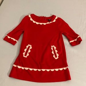 Red baby gap dress
